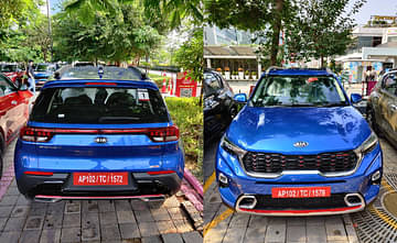 kia sonet blue