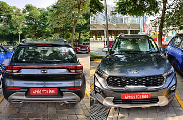 2020 Kia Sonet vs Hyundai Venue BS6 base models