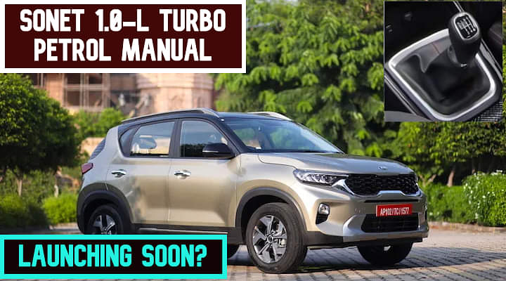 Kia Sonet 1.0-L Petrol Turbo Manual Variant May Get Launched Soon - Check All Details Here