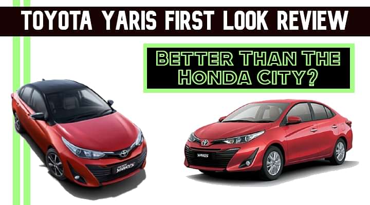 2020 Toyota Yaris BS6 First Look Review - Most Practical Sedan?