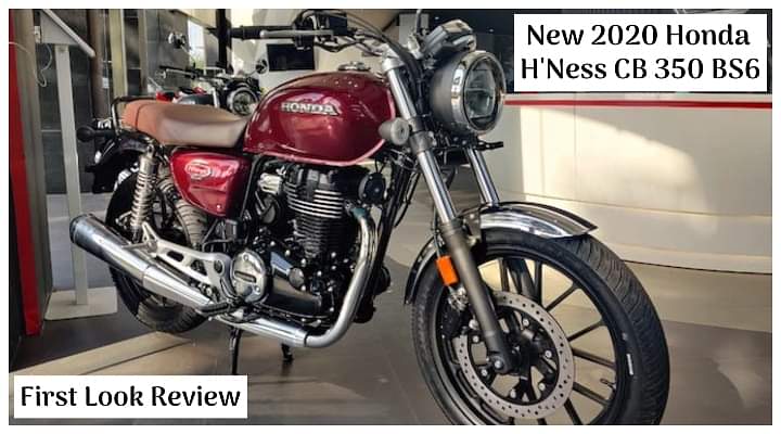 2020 Honda H'Ness CB 350 BS6 First Look Review - The Best Retro Cruiser in India?