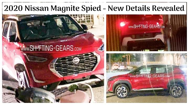 2020 Nissan Magnite Spied Once Again - LED DRLs, Alloy Wheels in Latest Spy Shots