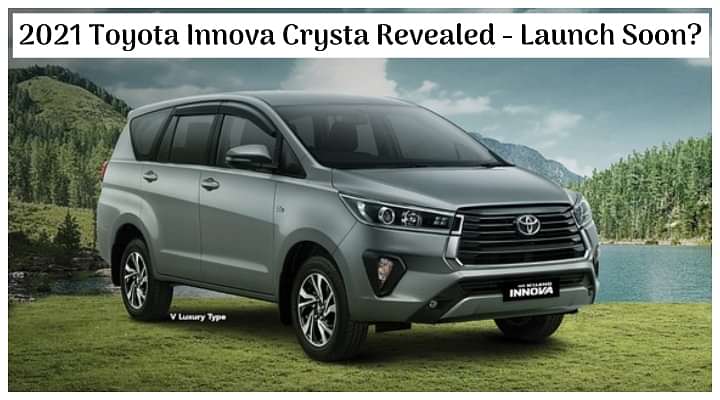 2021 Toyota Innova Crysta Facelift Officially Revealed - India Launch Soon?