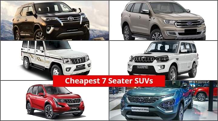 Cheapest 7 Seater SUV - Mahindra Bolero To Upcoming Tata Gravitas