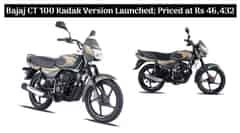 Bajaj CT 100 Kadak Version Launched; Priced at Rs 46,432 - All Details Bajaj CT 100 Kadak Version Launched; Priced at Rs 46,432 - All Details