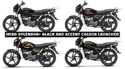 Hero Launches the Splendor+ with Black and Accent Colour Options