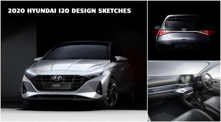 Hyundai Teases the Design Sketches of 2020 i20 - Sensuous Sportiness Design