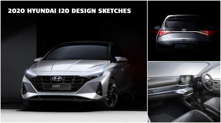 Hyundai Teases the Design Sketches of 2020 i20 - Sensuous Sportiness Design Hyundai Teases the Design Sketches of 2020 i20 - Sensuous Sportiness Design