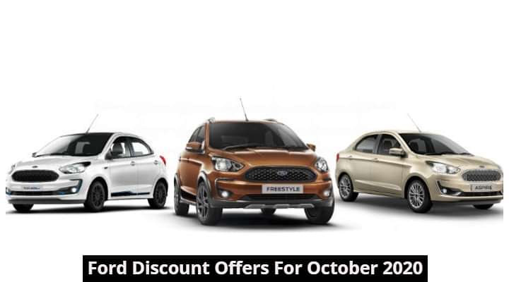 Ford Offering Up To Rs 47,000 Discount For October 2020