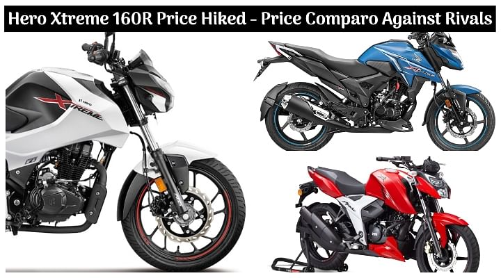 Hero Xtreme 160r Bs6 Price Hiked New Price List Compared Against Rivals