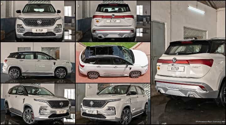 With 20-Inch Alloy Wheels And Silver Paint Scheme MG Hector Says KitUp With 20-Inch Alloy Wheels And Silver Paint Scheme MG Hector Says KitUp