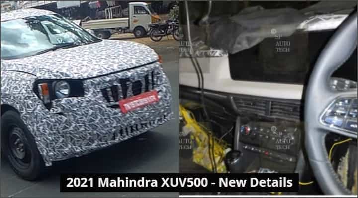 2021 Mahindra XUV500 Facelift Spied With Digital Instrument Cluster 2021 Mahindra XUV500 Facelift Spied With Digital Instrument Cluster