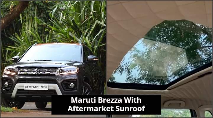 This One-Touch Electric Sunroof In Maruti Brezza Gives It A Premium Look