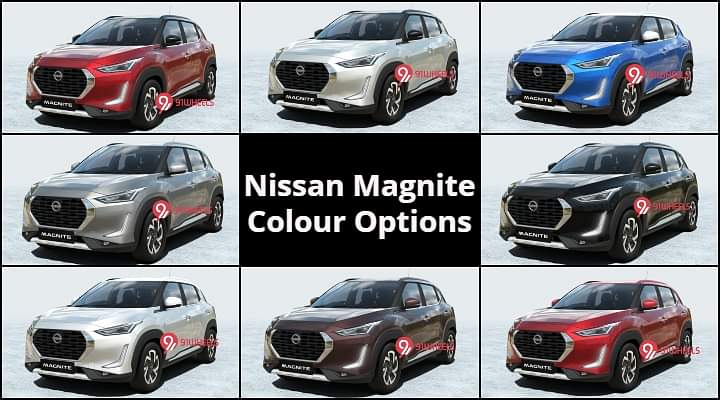 Nissan Magnite Colour Options Out - Details