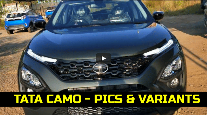 Tata Harrier Camo Variants Out, See Images Here Tata Harrier Camo Variants Out, See Images Here