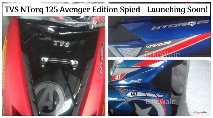 TVS NTorq 125 BS6 Marvel Avengers Edition Spied - Launching Soon!