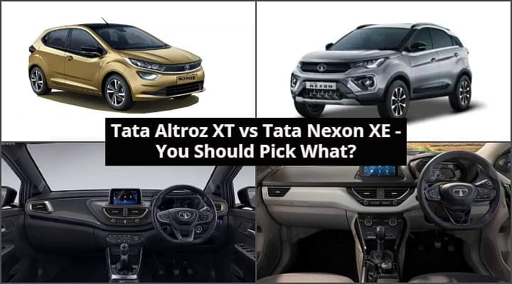 Tata Altroz XT vs Tata Nexon XE: Which One Should You Buy?