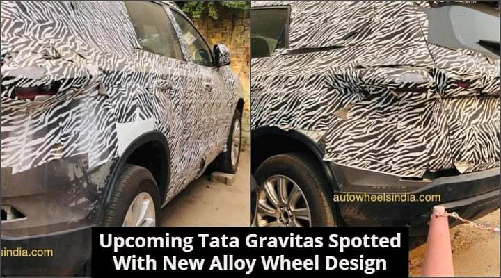 Upcoming 2020 Tata Gravitas Spotted With New Alloy Wheels - Images