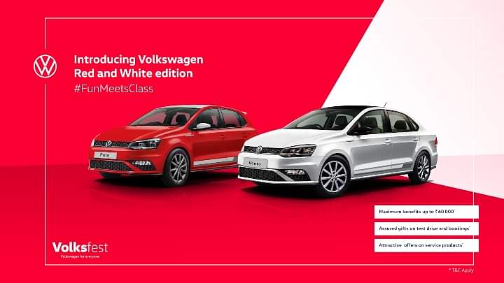 Volkswagen Brings In Red And White Edition Of Polo And Vento