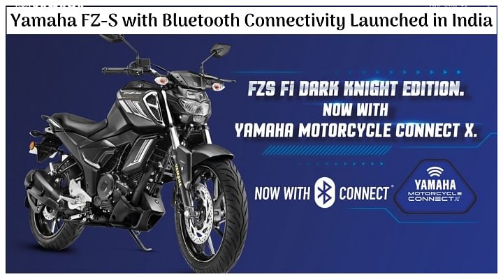 Yamaha fzs deals bs6 bluetooth version