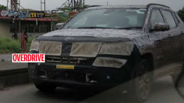 Jeep Compass 7-Seater Spied on Indian Roads Again
