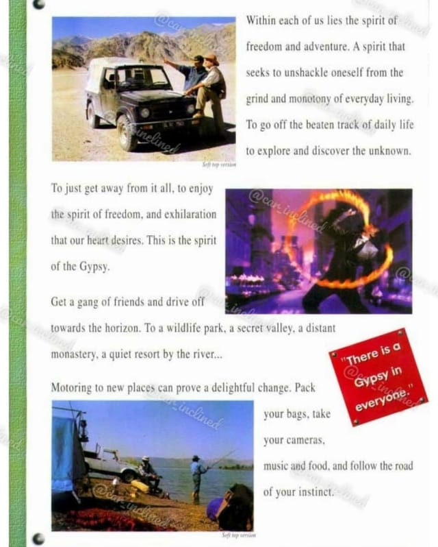 Maruti Gypsy King Brochure