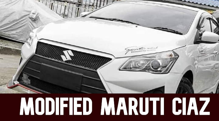 Modified Maruti Suzuki Ciaz - Gets Lexus Inspired Body Kit