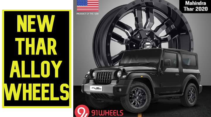 Exclusive Pictures: New 2020 Mahindra Thar Alloy Wheels - Check Out Aftermarket Options Here