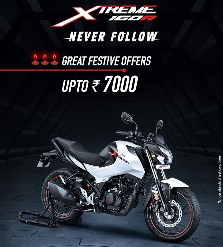 Diwali Offers For New Hero Xtreme 160r And Other Hero Bikes Scooters Rs 7 000 Worth Benefits Details