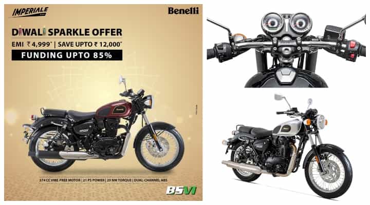 Diwali 2020 Offers On Benelli Imperiale 400 BS6; Save Up To 12,000 Rupees - All Details Diwali 2020 Offers On Benelli Imperiale 400 BS6; Save Up To 12,000 Rupees - All Details