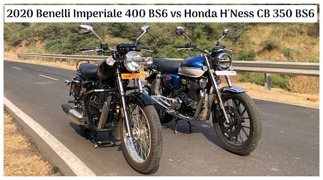 New 2020 Honda H'Ness CB 350 vs Benelli Imperiale 400 BS6 - Which One Should Be Your Pick?