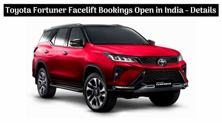 2021 Toyota Fortuner Facelift BS6 Bookings Open in India; Launch Soon? 2021 Toyota Fortuner Facelift BS6 Bookings Open in India; Launch Soon?