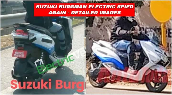 Suzuki Burgman Electric Spied on Test - Fresh Images