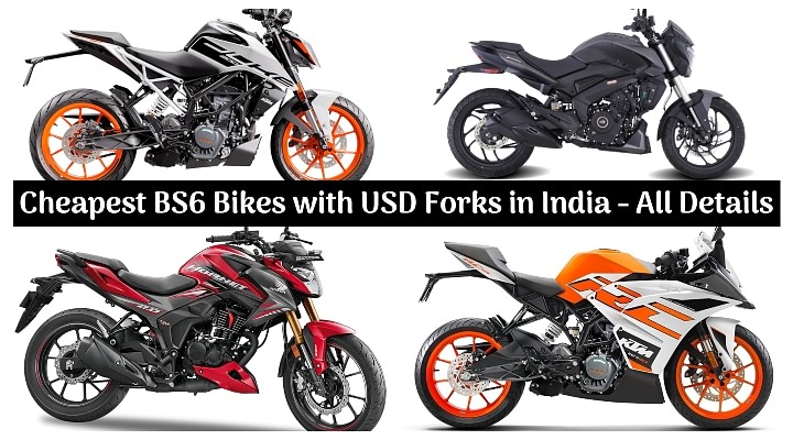 Top 6 Most Affordable BS6 Bikes with USD Forks in India - Honda Hornet 2.0 To Bajaj Dominar 400!