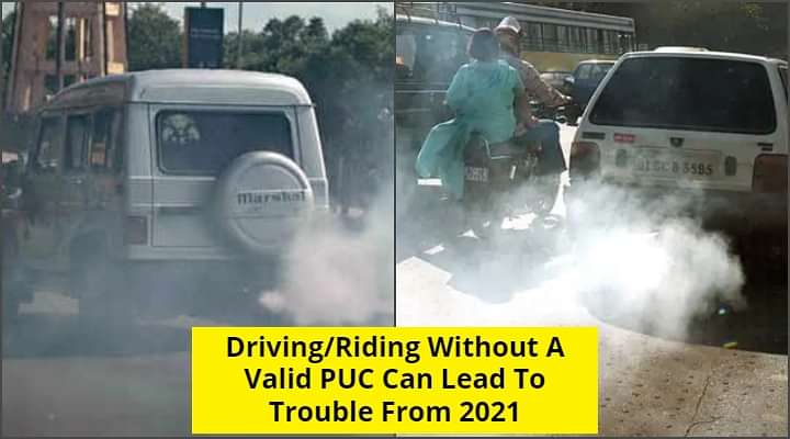 2021 Motoring Update: Riding/Driving Without PUC Leads To RC Seizure