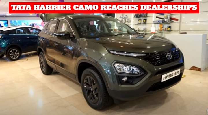 Tata Harrier Camo Reaches Dealerships - See How it Looks in Flesh!