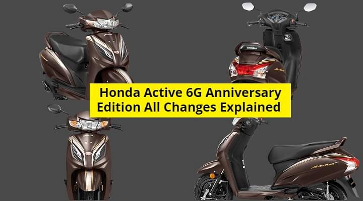 Honda Activa 6G Anniversary Edition Changes - We Explain