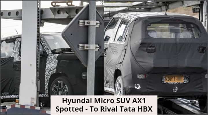 Upcoming Hyundai Micro SUV AX1 To Rival Maruti Ignis And Tata HBX Upcoming Hyundai Micro SUV AX1 To Rival Maruti Ignis And Tata HBX
