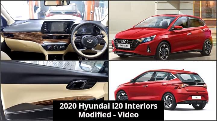 2020 Hyundai i20 Interiors Modified; Now Gets Dual-Tone Scheme - Video