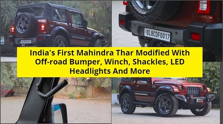 Exclusive Video: India's First Mahindra Thar Modified