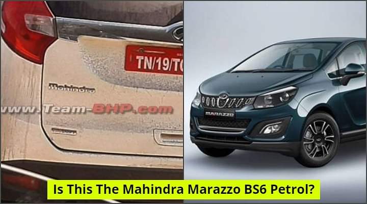 Mahindra Marazzo BS6 Petrol Spotted Testing - Launch Soon?