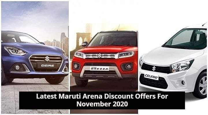 Latest Maruti Suzuki Arena Diwali November Discount Offers - Details