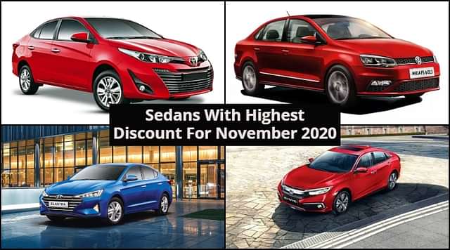 Sedans With Highest Discount This November 2020