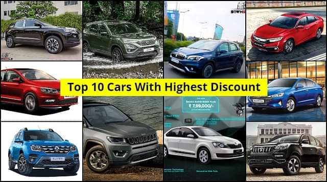 Top 10 Cars With Highest Discount This Diwali 2020