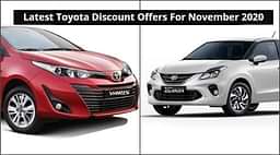 Latest Toyota Diwali Discount Offers For November 2020 - Details