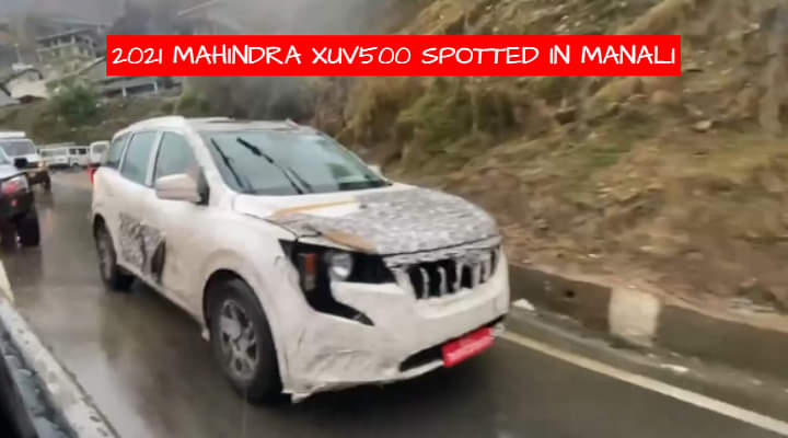 2021 Mahindra XUV500 Spied Testing in Manali Hills - Launch Early 2021