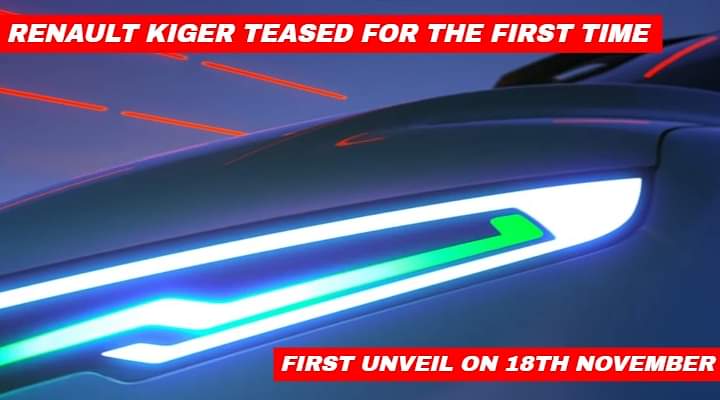 Renault Kiger Teased for the First Time in Promo Video