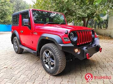 2020 Mahindra Thar with offroad bumper image