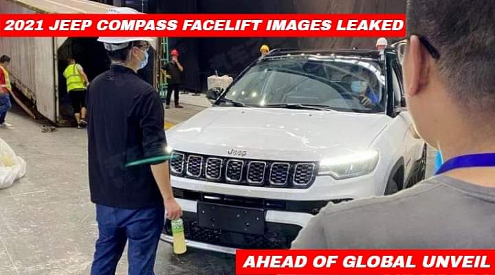 2021 Jeep Compass Facelift Leaked in China Ahead of the Auto Show - India Bound?