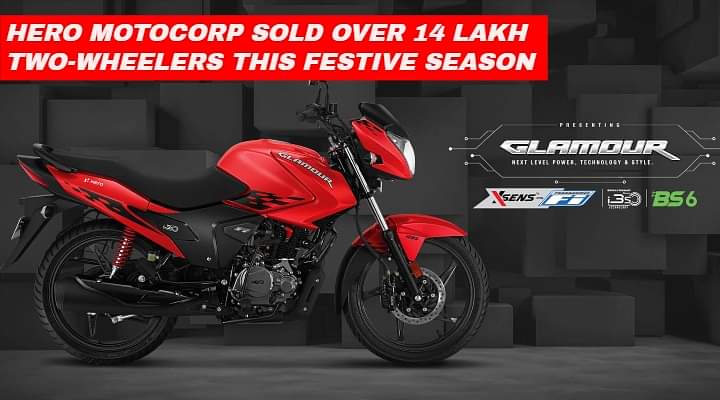 Hero MotoCorp Records Over 14 Lakh Two-Wheelers Sales this Festive Season